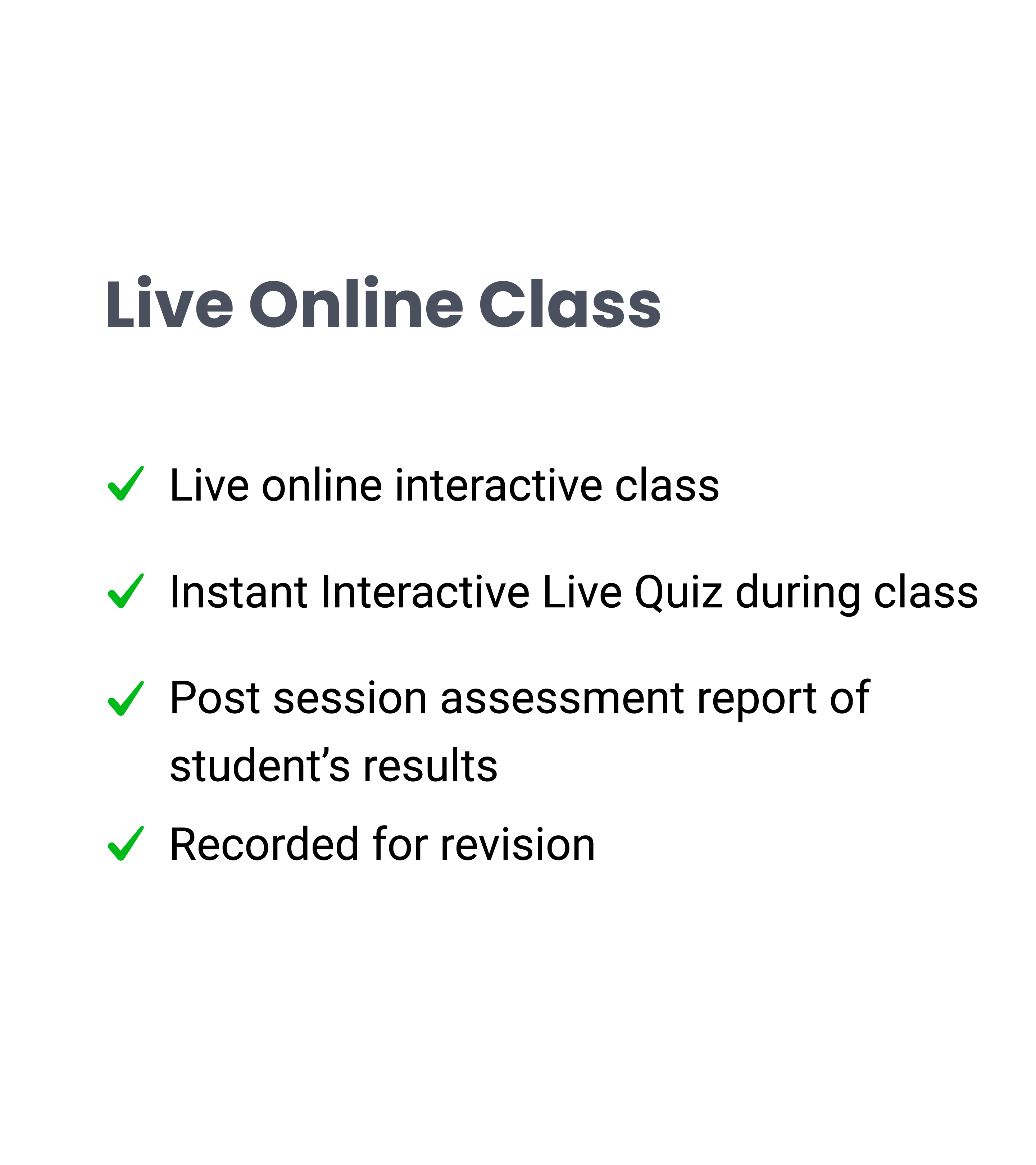 Live online classes